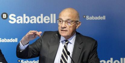 El presidente del Banco de Sabadell Josep Oliu