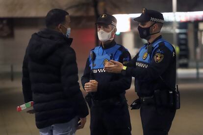 Control policial durante el estado de alarma y el toque de queda. 