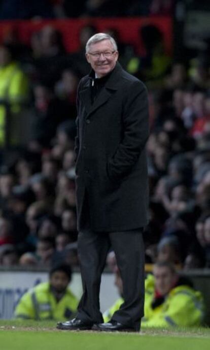 Ferguson, durante el partido ante el Everton de la Premier.