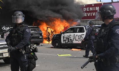 Un recuento de Associated Press cifra en 1.400 los detenidos en 17 ciudades de Estados Unidos en estas protestas, sin contar la noche del sábado.
