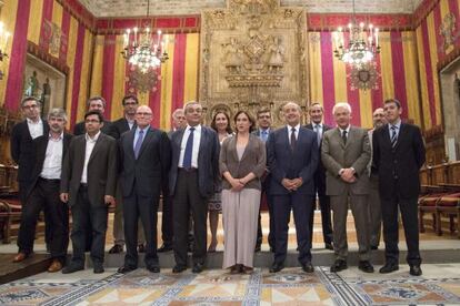 Reunión del patronado del MWC con el Ayuntamiento de Barcelona.