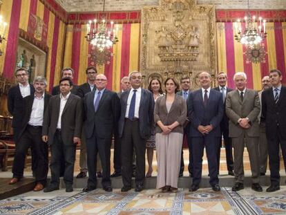 Reunión del patronado del MWC con el Ayuntamiento de Barcelona.