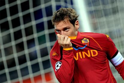 El jugador del AS Roma, Francesco Totti.