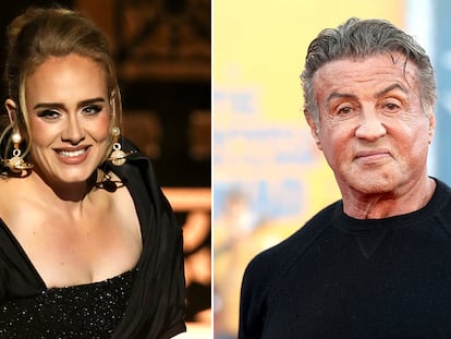 Adele y Sylvester Stallone casa