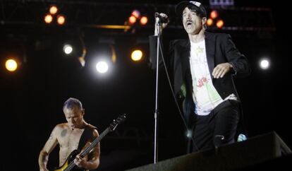 Actuación de Red Hot Chili Peppers en Rock in Rio Madrid.