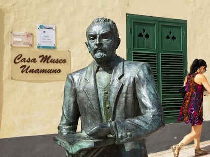 La Casa Museo de Unamuno en Puerto del Rosario, en la isla de Fuerteventura.
