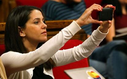 In&eacute;s Arrimadas, al Parlament