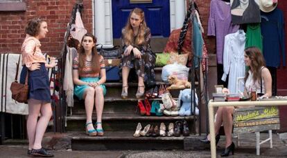 La serie 'Girls' de HBO es producida por Judd Apatow.