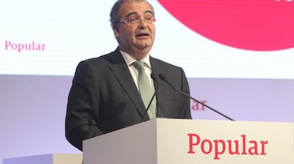 &Aacute;ngel Ron, presidente del Banco Popular, en una imagen de archivo. 