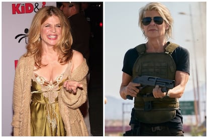 LINDA HAMILTON. Para volver a meterse en la piel de la inolvidable Sarah Connor en 'Terminator: Destino Oscuro', la actriz de 63 años reveló a InStyle haberse preparado a conciencia: su rutina de ejercicios, diseñada por Mackie Shilstone, la entrenadora de Serena Williams, incluía levantamiento de pesas, entrenamiento militar y pilates durante más de un año. Además, la actriz siguió una estricta dieta que, entre otras cosas, prohibía los carbohidratos durante año y medio.