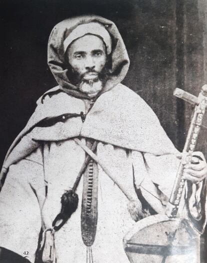 Lhaj Belaïd (1873-1945), uno de los intérpretes esenciales de la música bereber.