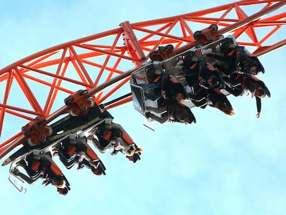 Un viaje en el 'Abismo' del Parque de Atracciones de Madrid.