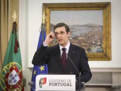 En la imagen, el primer ministro de Portugal, Pedro Passos Coelho. EFE/Archivo