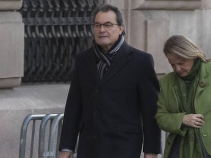 Segunda jornada del juicio a Artur Mas por la consulta del 9-N. 