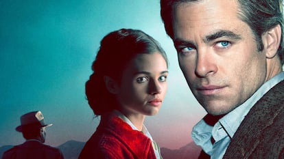 Chris Pine e India Eisley en la miniserie I am the night.