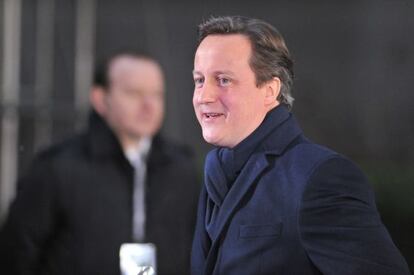 El primer ministro brit&aacute;nico, David Cameron. 