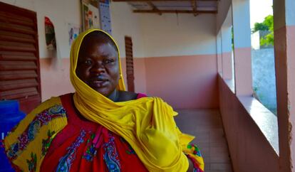 Fatou Faye, enfermera del centro de salud de Mbodiène.