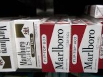 Cartones de la marca Marlboro de Philip Morris.