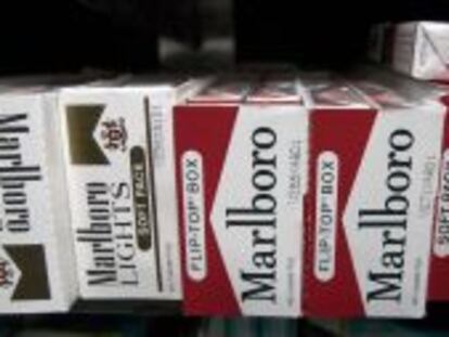 Cartones de la marca Marlboro de Philip Morris.