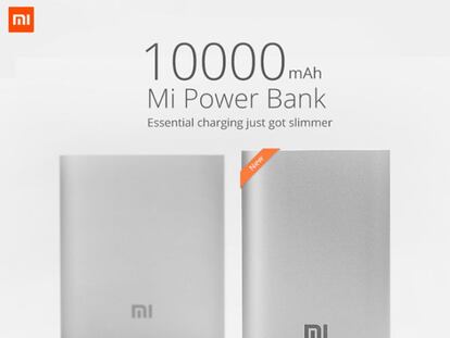 Xiaomi Mi Power Bank una batería externa de 10.000 mAh a un precio increíble