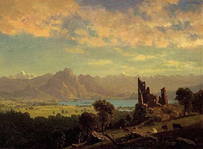 <i>Escena en el Tirol</i>, 1854.