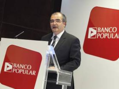 El presidente del Banco Popular, Ángel Ron. EFE/Archivo