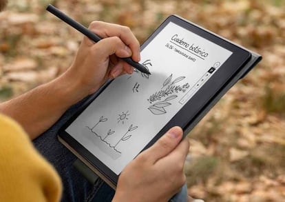 Dibujar con Kindle Scribe