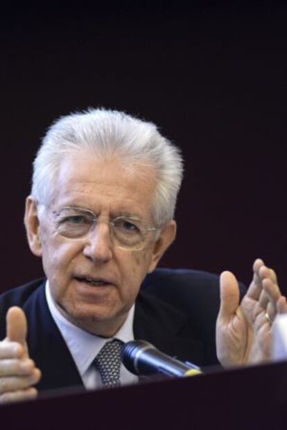 El primer ministro italiano, Mario Monti.