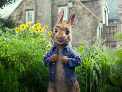 El conejo protagonista de 'Peter Rabbit'.