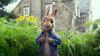 El conejo protagonista de 'Peter Rabbit'.