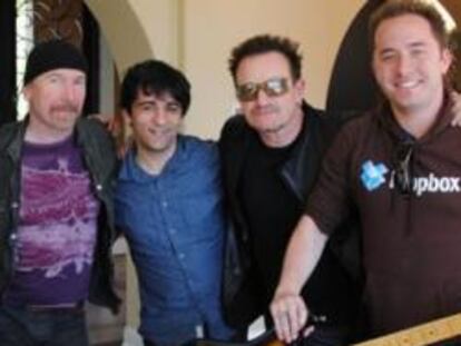 Bono y The Edge han invertido en la plataforma Dropbox