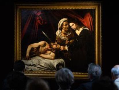 La obra de Caravaggio, 'Judith y Holofernes'.