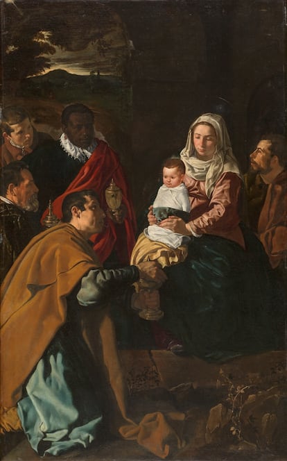 Adoración de los Reyes Magos de Velázquez.