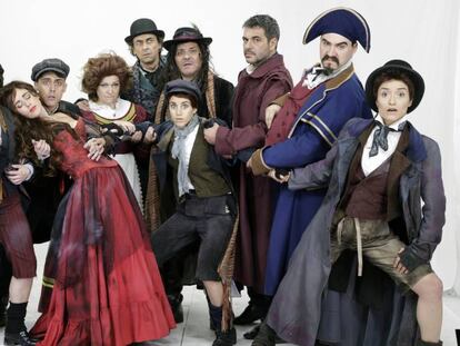 El reparto de &#039;Oliver Twist&#039; en la versi&oacute;n que se ver&aacute; en el Marquina. 