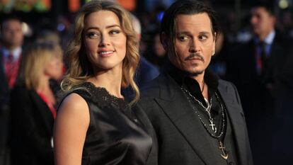 Amber Heard y Johnny Depp.