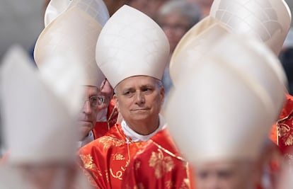 El papa León XIV el pasado miércoles en una misa en la Basílica de San Pedro.