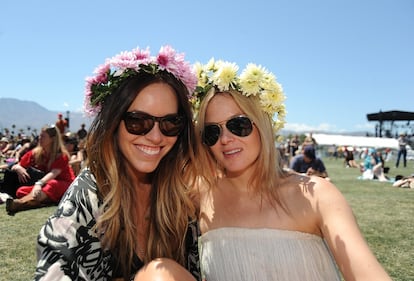 Ir a Coachella sin flores en el pelo es como ir a los Sanfermines sin pañuelo rojo. Un pecado.