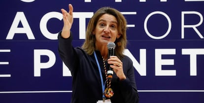 Teresa Ribera, vicepresidenta y ministra de Transición Ecológica.