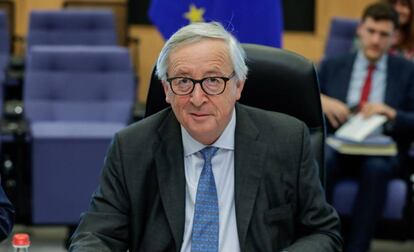 El presidente de la Comisión Europea, Jean-Claude Juncker, la semana pasada en Bruselas.