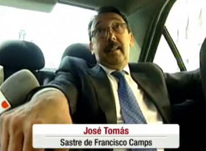 Cuatro Televisión entrevistó en exclusiva al sastre José Tomás, poco antes de que éste declarara ante el Tribunal Superior de Justicia valenciano.