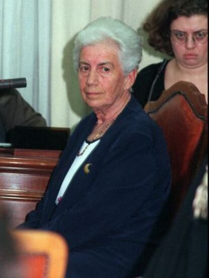 Teresa Mattei, expartisana y pol&iacute;tica italiana, en 1996.