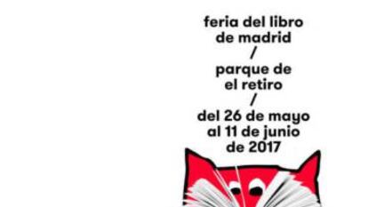 Cartel de Ena Cardenal de la Nuez para la Feria del Libro de Madrid 2017.