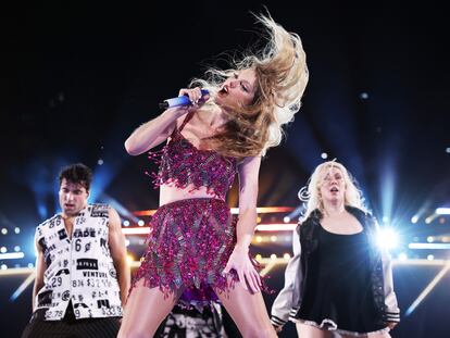 Taylor Swift performing live in Sydney, Australia, on February 23.