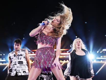 Taylor Swift performing live in Sydney, Australia, on February 23.