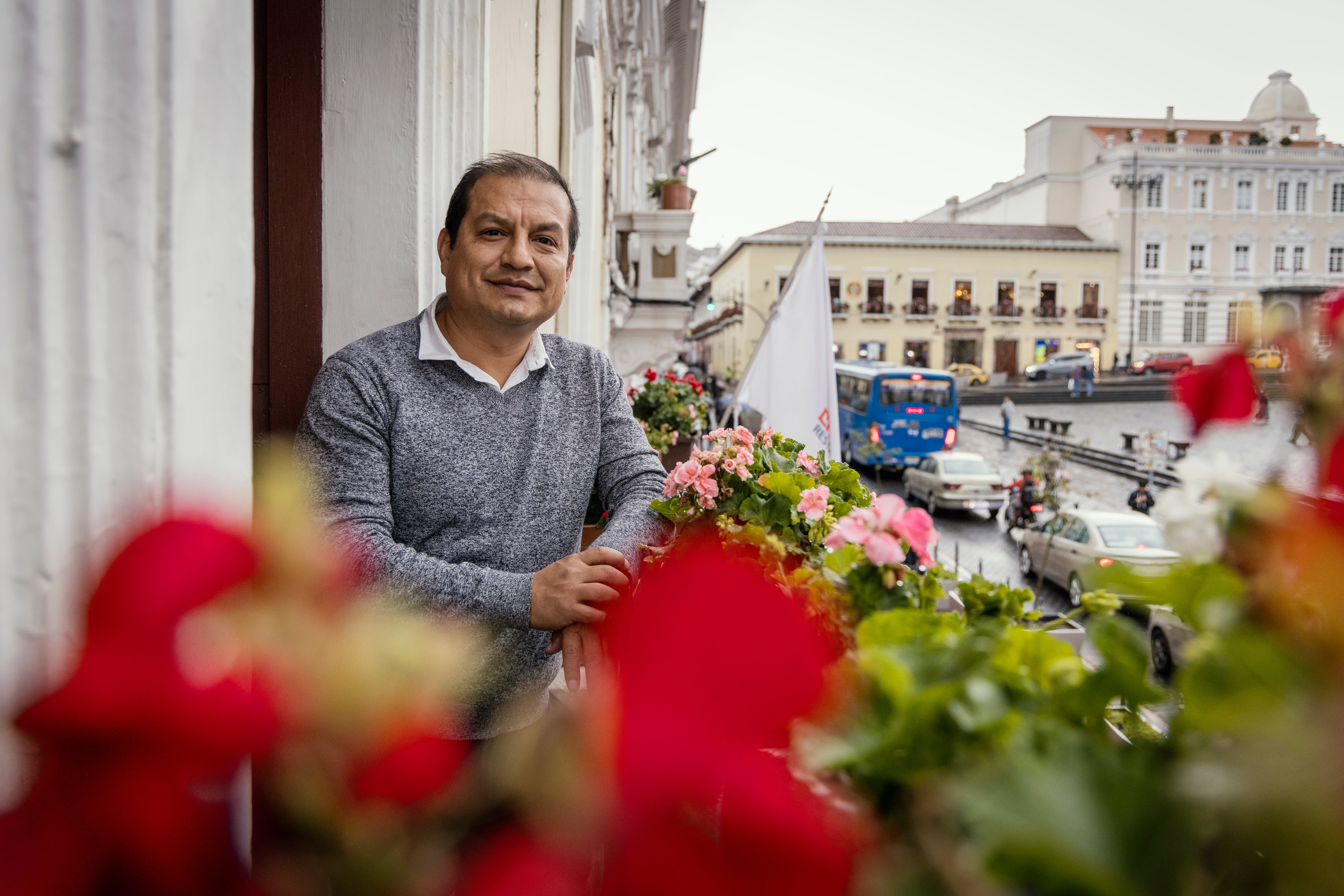 Jaime en el restaurante La Capilla, 17 de marzo.