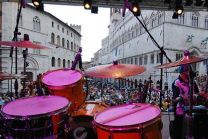 La plaza de Perugia se viste de gala para ser el mejor escenario del jazz.