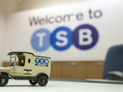 Oficina de TSB, filial de Banco Sabadell en Reino Unido.