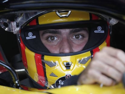 Carlos Sainz en el circuito de Paul Ricard.