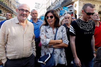 La alcaldesa de París, Anne Hidalgo, este sábado 