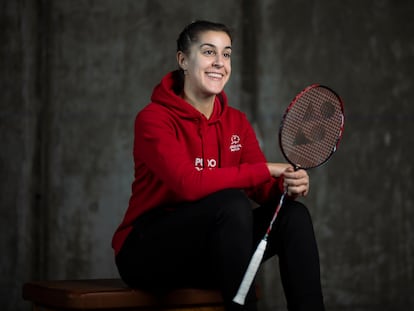 La campeona Carolina Marín, en el Centro de Alto Rendimiento de Madrid en diciembre de 2021.


Foto: Inma Flores